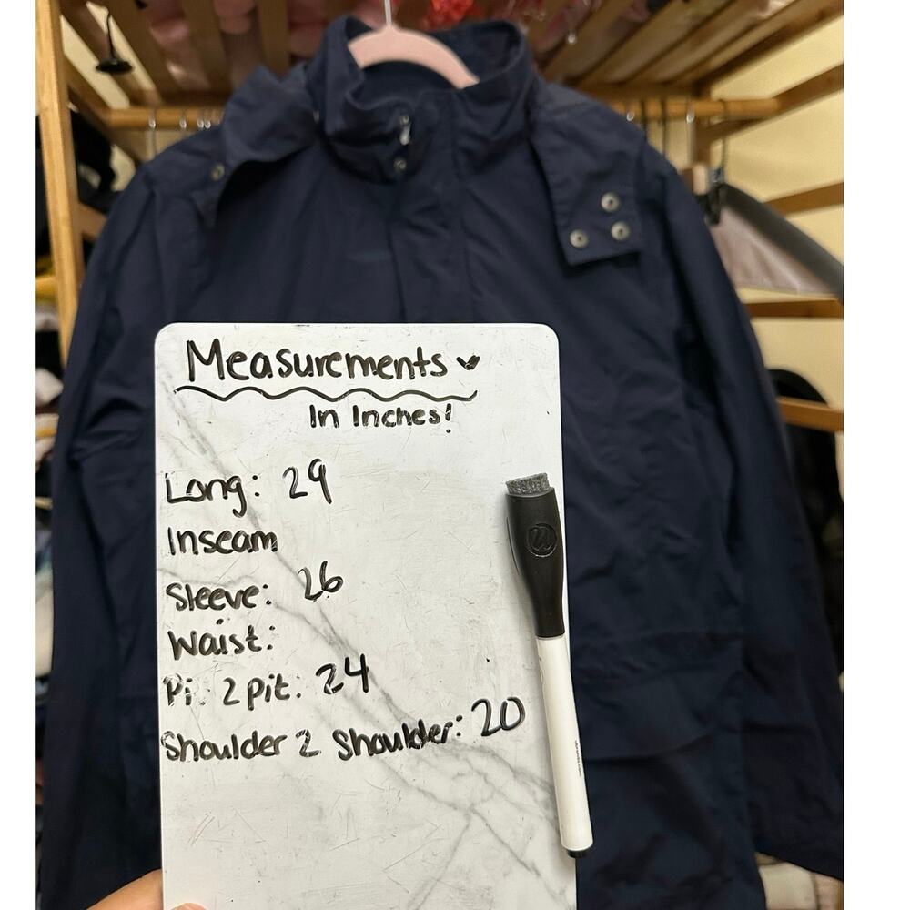 GAP Light Weight Nylon Cotton Jacket Navy Blue Size‎ Large - Picture 5 of 16